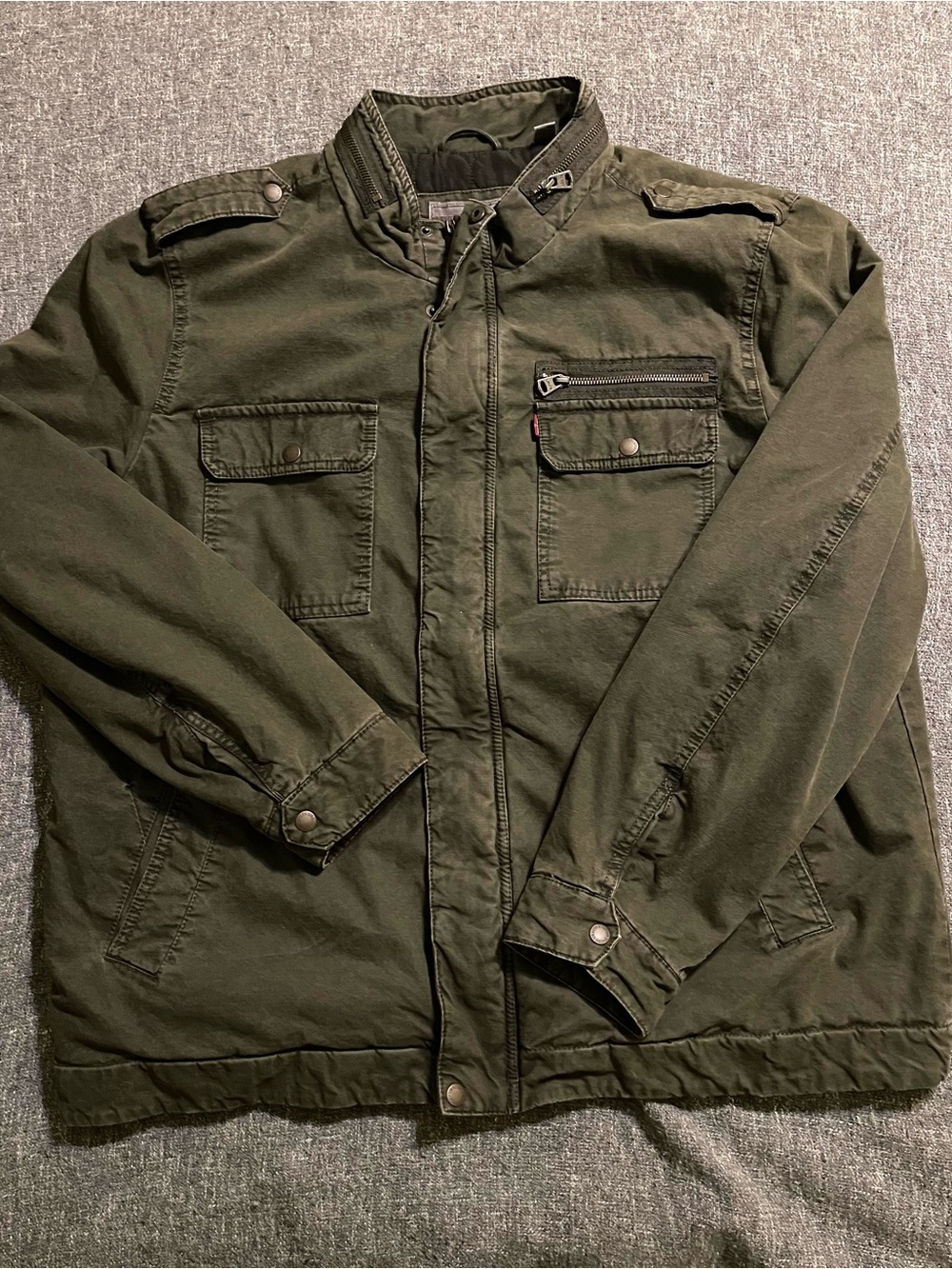 Levi's Olive Green Military Field Jacket